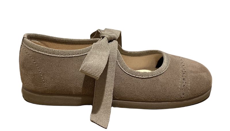 Angelito en serratex Taupe con picado TOKOLATE