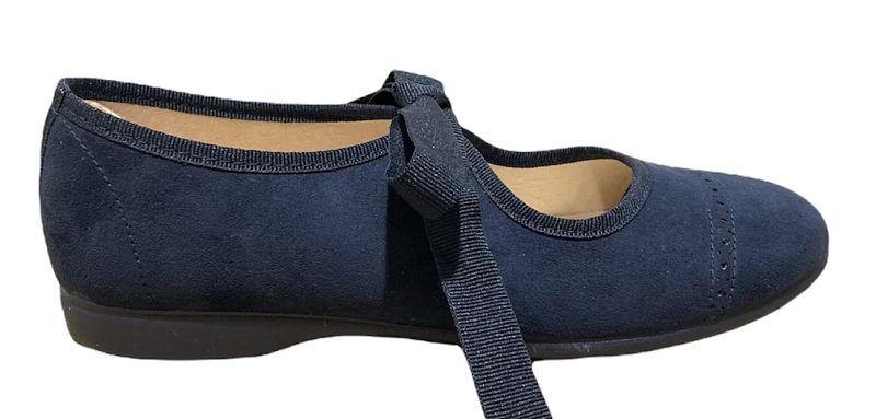 Angelito en serratex azul marino con picado TOKOLATE