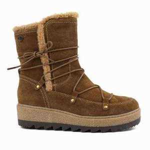 Botín Urbano estilo Aprés-ski Camel. Talla 40.