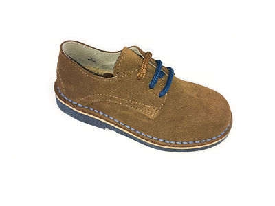 Zapato  blucher en serraje