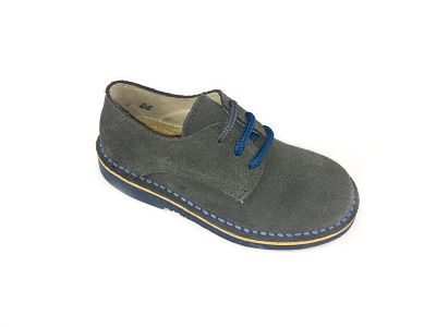 Zapato  blucher en serraje
