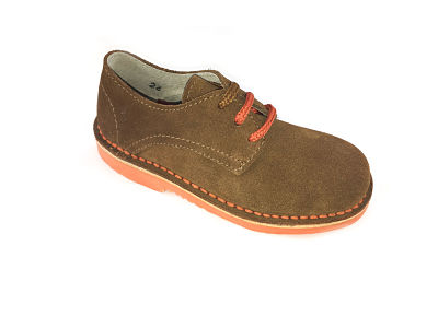 Zapato  blucher en serraje