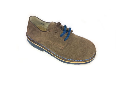 Zapato  blucher en serraje