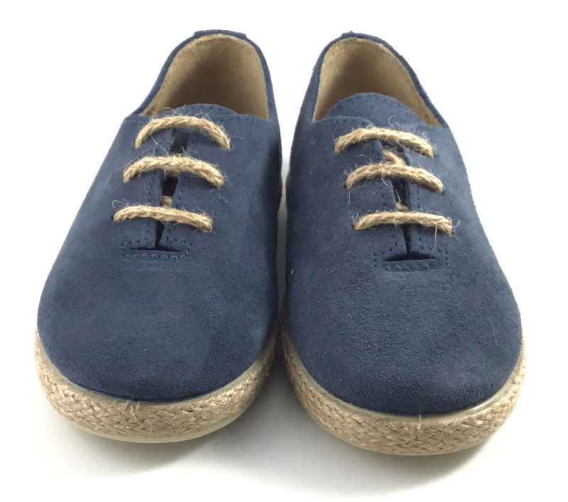 imagen principal Zapato de serraje navy con cordones. Tallas 20 a 35.