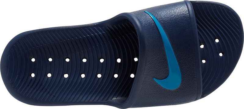 Chancla de goma de Nike en azul marino