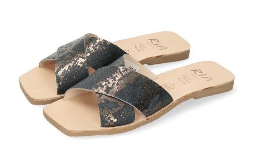 Sandalia diamond negro Ria