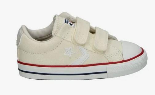 Converse lona cruda con velcros