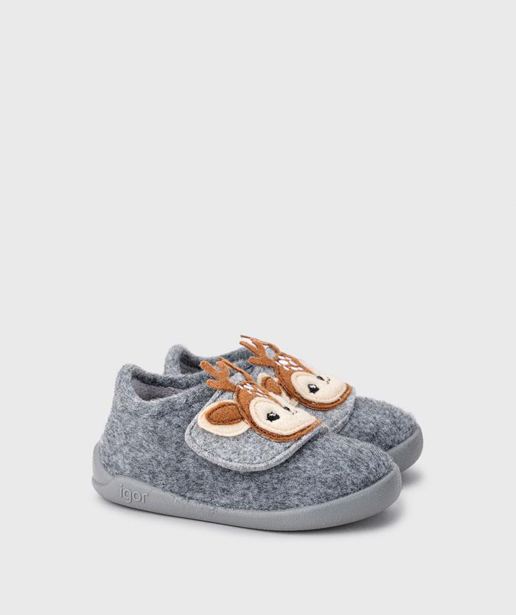 Zapatilla reno gris IGOR