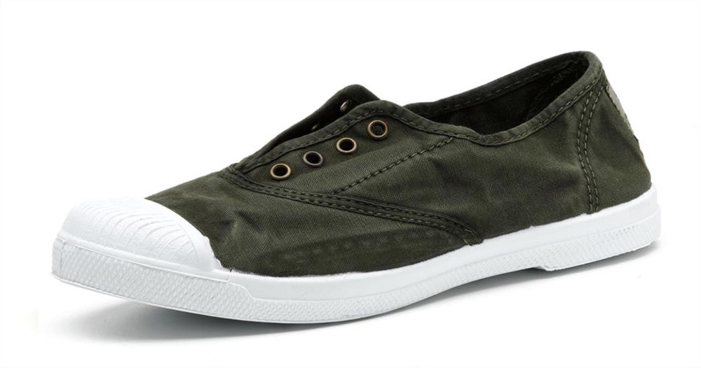 Zapatilla de lona kaki NAtural World