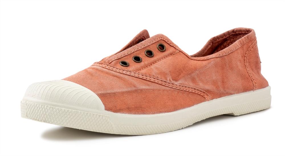 Zapatilla lona cangrejo con puntera y elástico Natural World