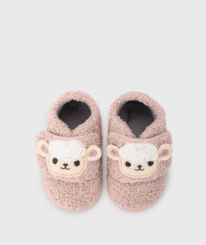 Zapatilla Homie Oveja Rosa