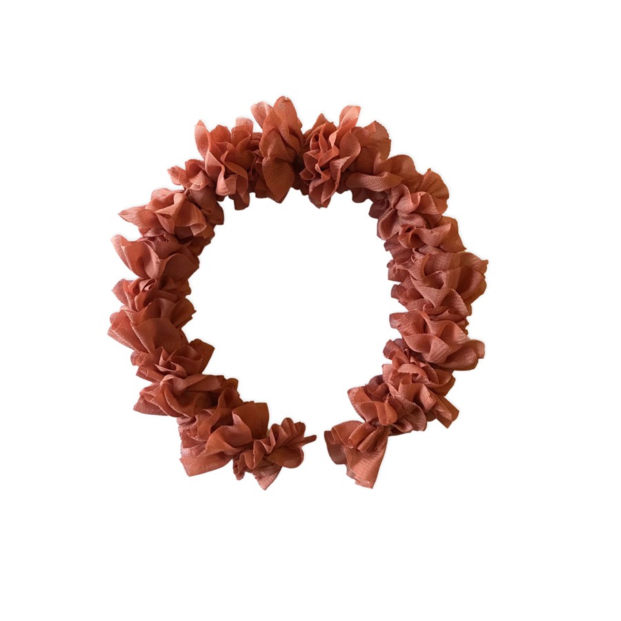 Diadema plisada fantasia Coral CUINI