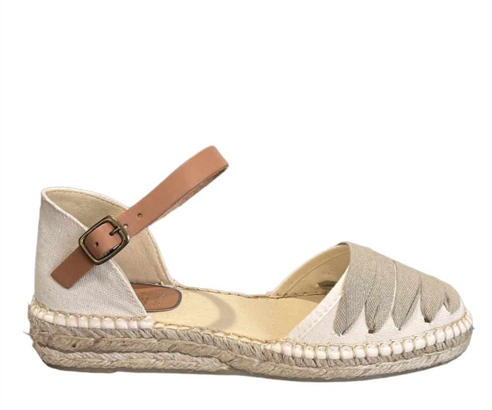 Alpargata cinta tostada