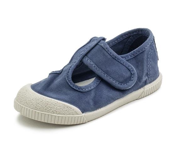 Pepito barefoot de lona azul marino Natural World