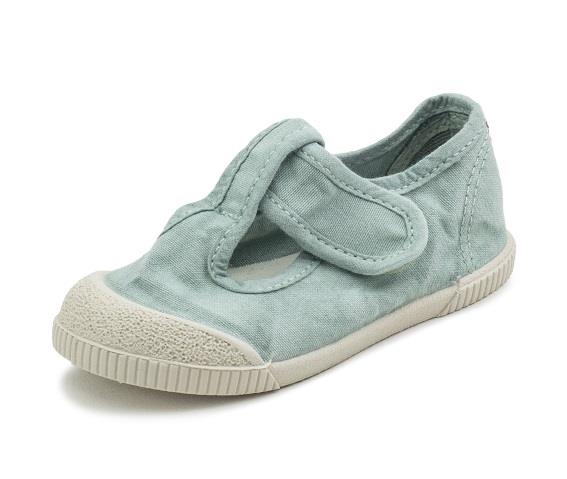 Pepito barefoot de lona aqua Natural World