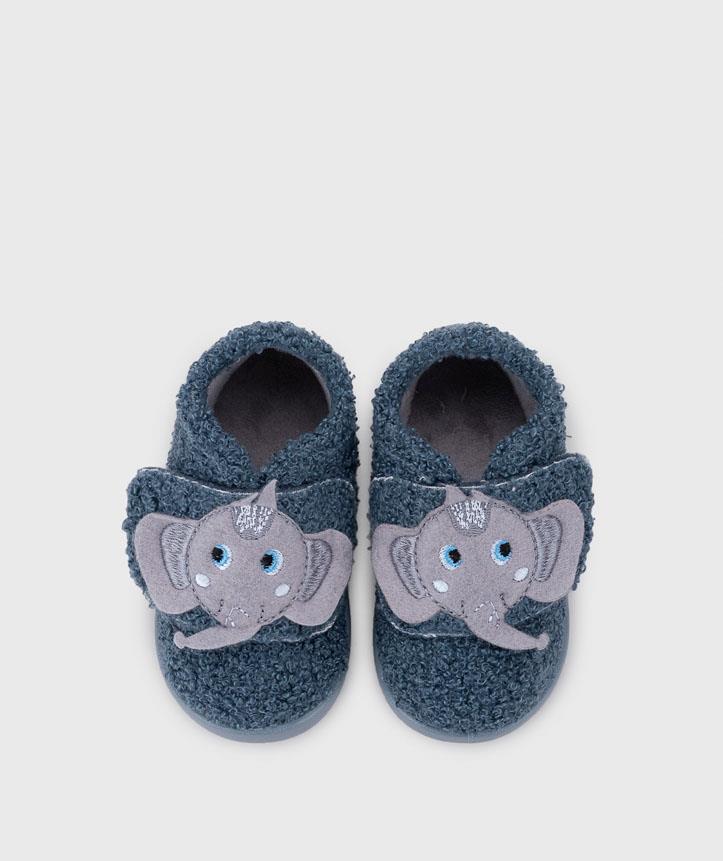 Zapatilla de casa respetuosa elefante IGOR