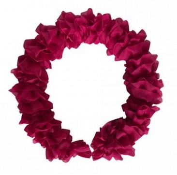 Diadema drapeada fucsia