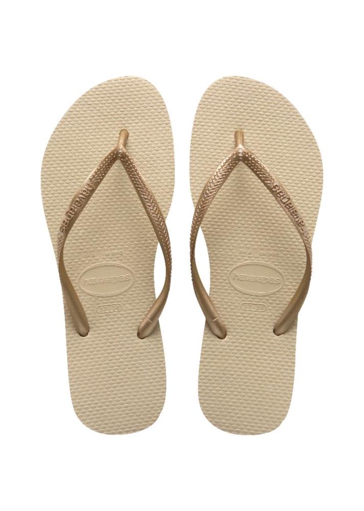 Sandalia Havaiana de agua dorado