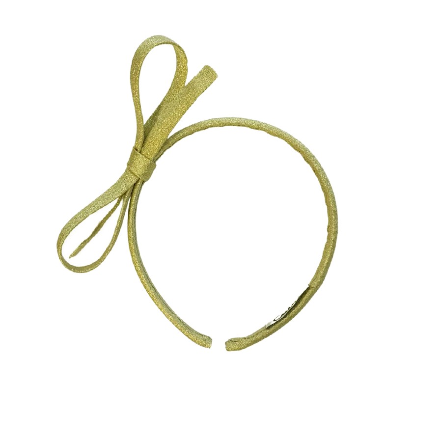 DIADEMA CON LAZO DORADO CUINI