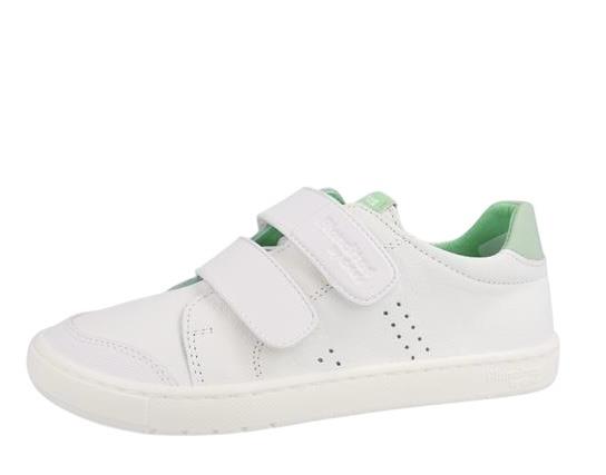 Zapatilla respetuosa de piel blanco modelo RIO
