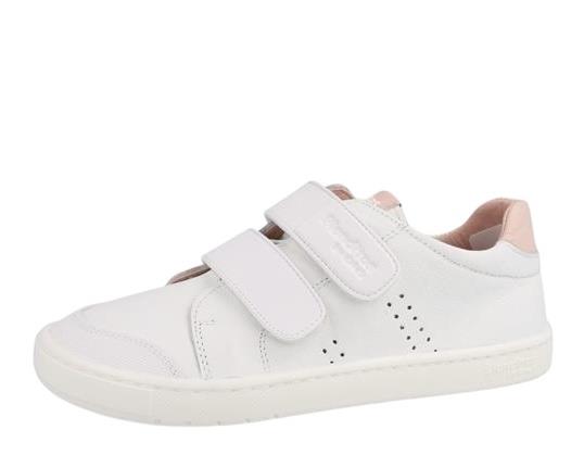 Zapatilla respetuosa de piel blanco modelo RIO