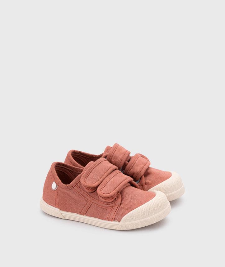 Zapatilla respetuosa de lona con velcro IGOR